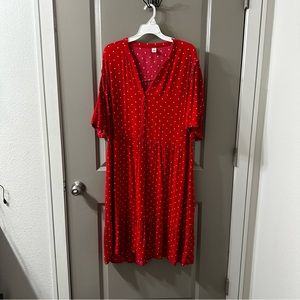 COPY - Old Navy, red and white polkadot dress